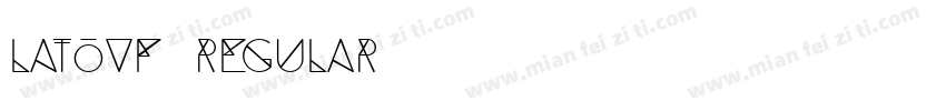 LatoVF Regular字体转换